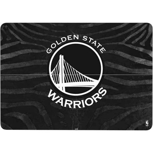 NBA Golden State Warriors Black Animal Print Surface Laptop Studio Skin